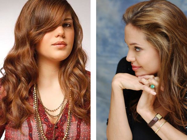 Couleur des cheveux au chocolat (photo 2024)