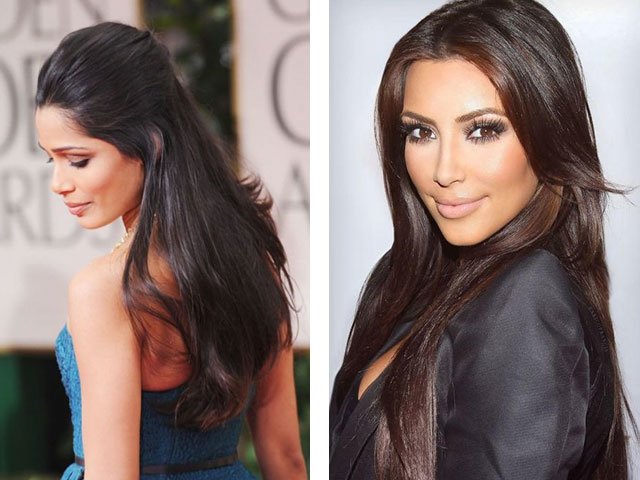 Couleur des cheveux au chocolat (photo 2024)