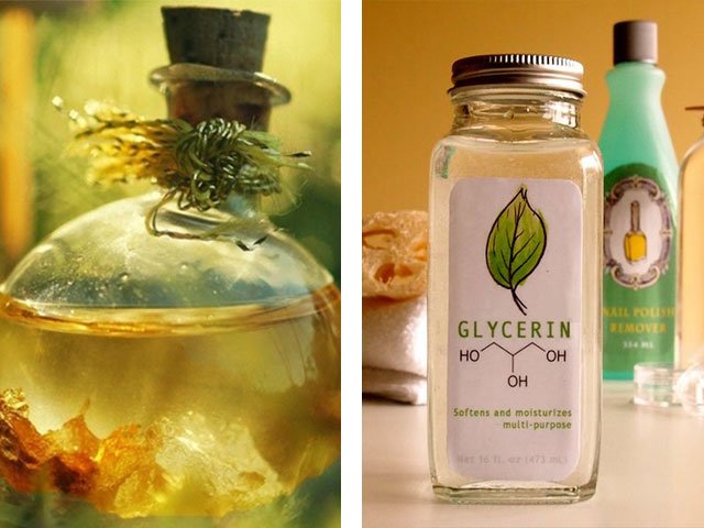 Masque à la glycérine pour les recettes de cheveux