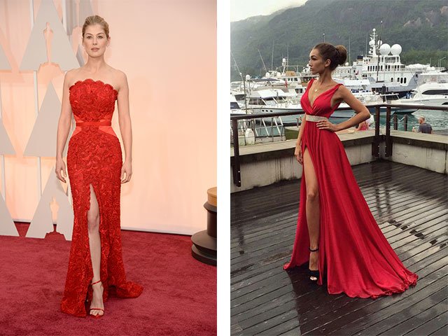 Robe rouge-rouge: photo de la nouvelle 2024