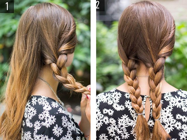 Tisser de belles tresses pour les filles pour différentes longueurs de cheveux