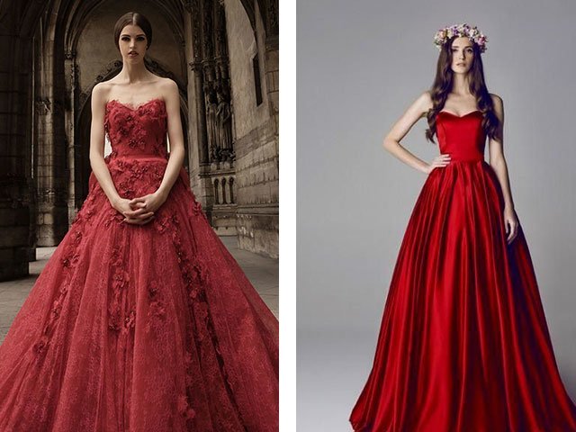 Robe rouge-rouge: photo de la nouvelle 2024