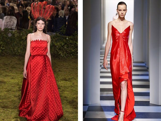 Robe rouge-rouge: photo de la nouvelle 2024