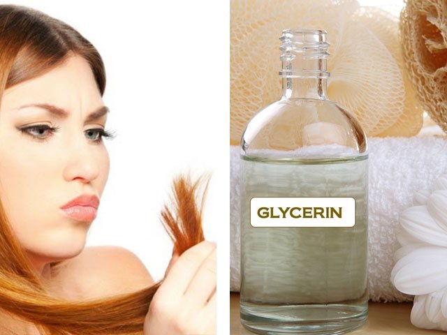 Masque à la glycérine pour les recettes de cheveux