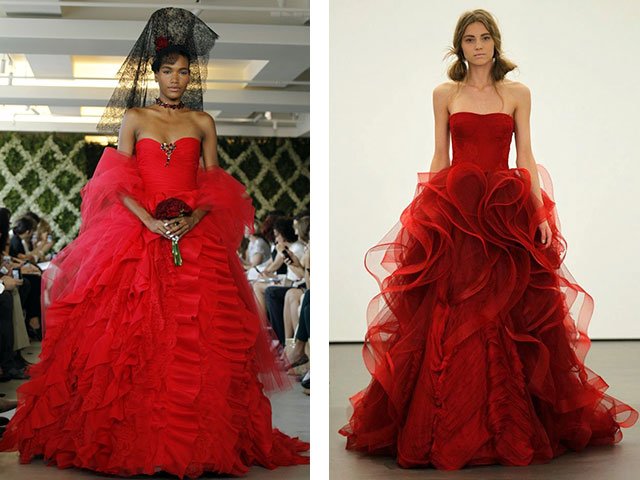 Robe rouge-rouge: photo de la nouvelle 2024