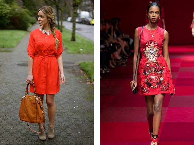 Robe rouge-rouge: photo de la nouvelle 2024