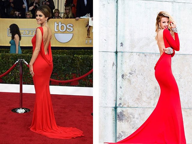 Robe rouge-rouge: photo de la nouvelle 2024