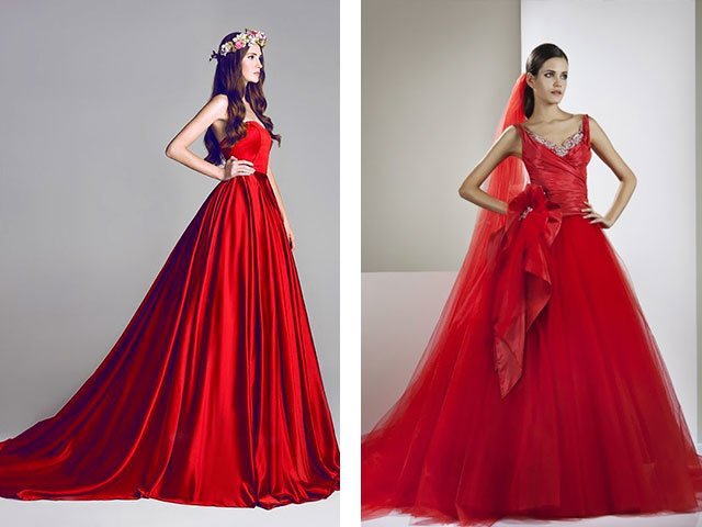 Robe rouge-rouge: photo de la nouvelle 2024