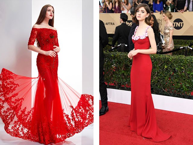 Robe rouge-rouge: photo de la nouvelle 2024