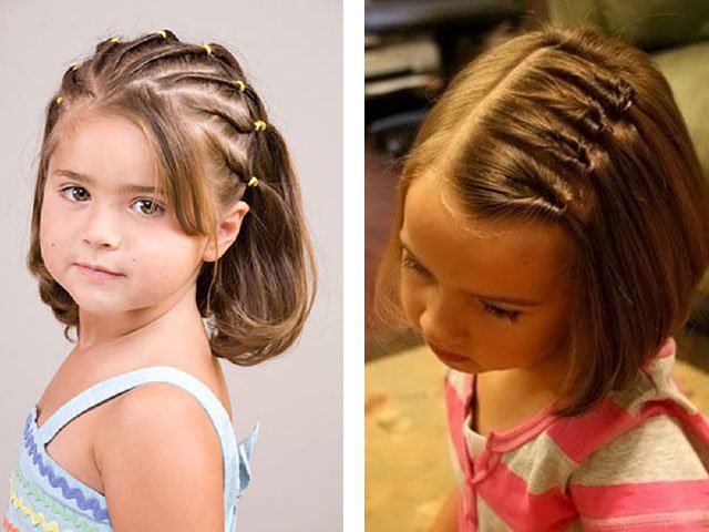 Tisser de belles tresses pour les filles pour différentes longueurs de cheveux