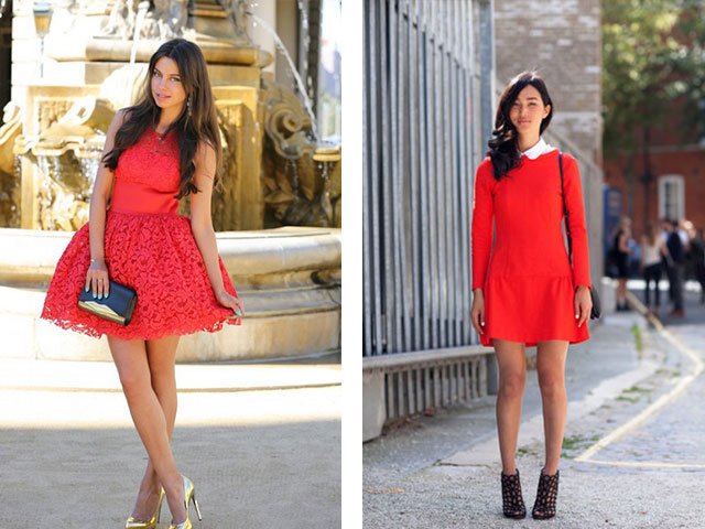 Robe rouge-rouge: photo de la nouvelle 2024