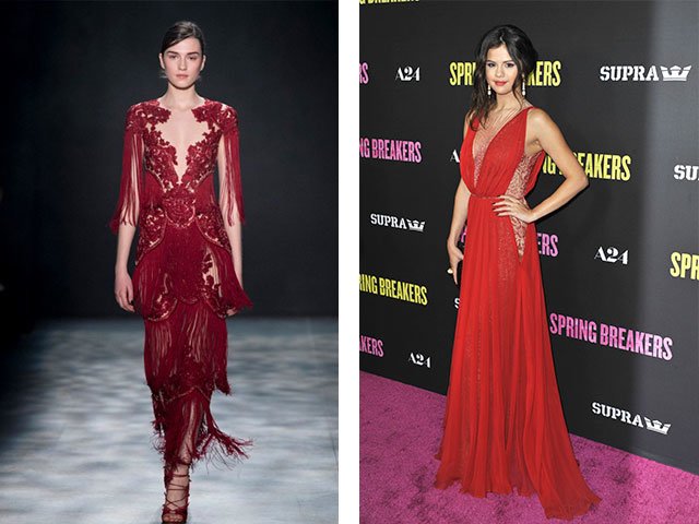 Robe rouge-rouge: photo de la nouvelle 2024