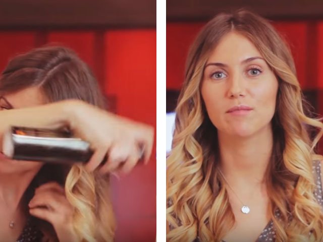 Couché à la maison sur de longs et moyens cheveux