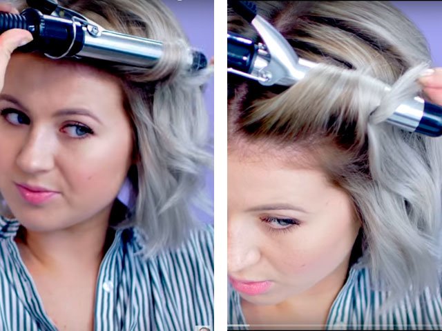 Couché à la maison sur de longs et moyens cheveux