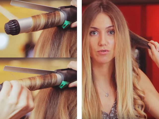 Couché à la maison sur de longs et moyens cheveux