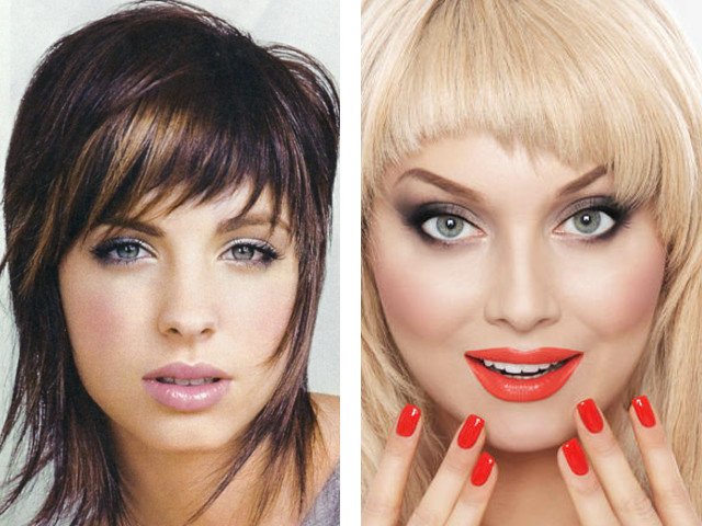 Photo de belle frange oblique