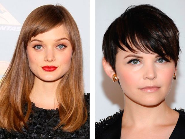 Photo de belle frange oblique