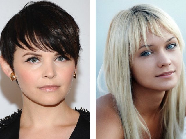 Photo de belle frange oblique