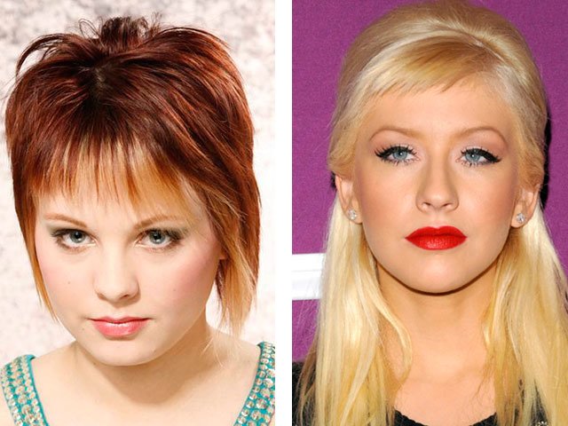 Photo de belle frange oblique