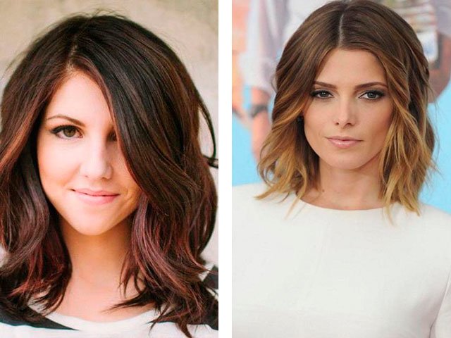 Coiffure moyenne à la maison