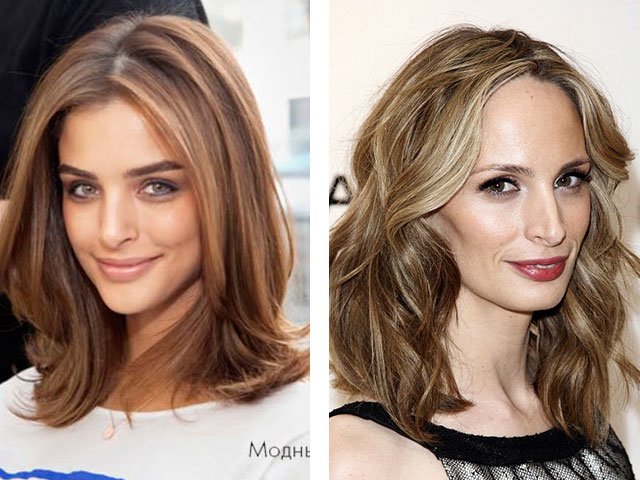 Coiffure moyenne à la maison