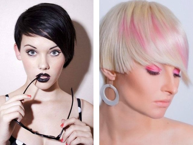 Photo de belle frange oblique