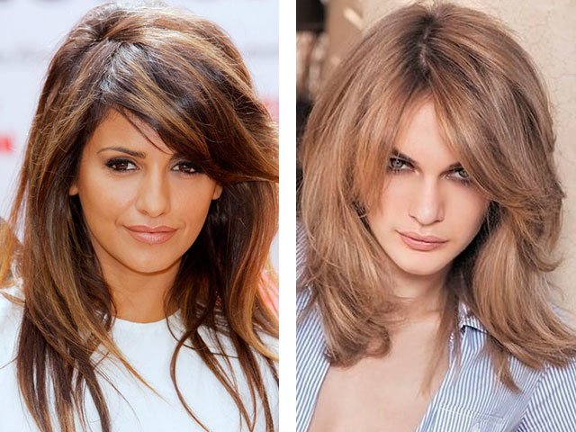 Coiffure moyenne à la maison