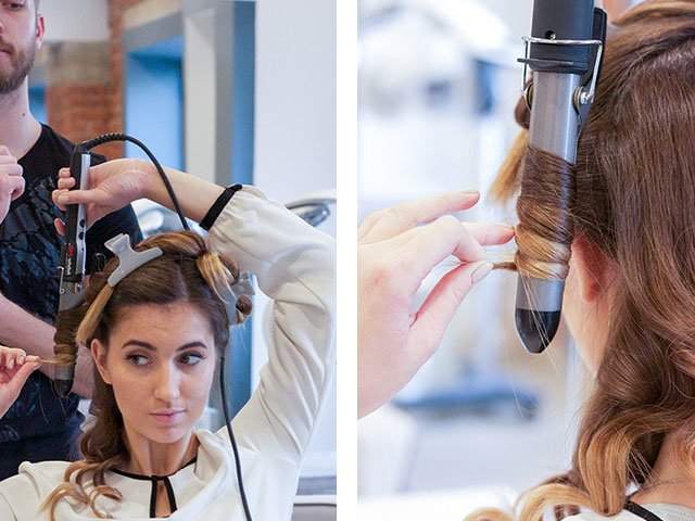 Coiffure moyenne à la maison