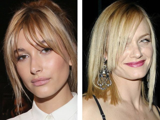 Photo de belle frange oblique