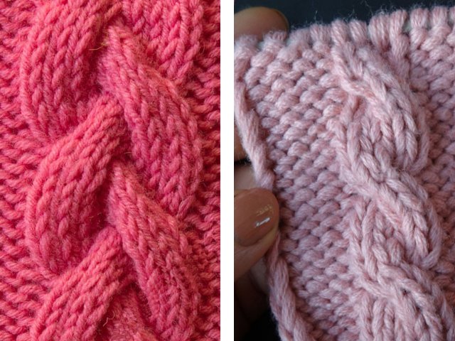 Aiguilles à tricoter Aran: schémas avec description