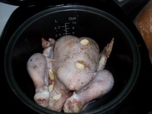 Poulet à la mijoteuse
