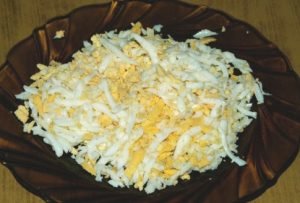 Salade à l'ananas et poitrine de poulet