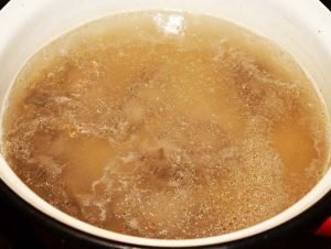 Estomacs de poulet à la crème sure