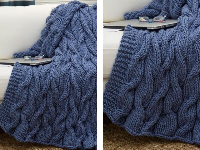 Comment tricoter un plaid