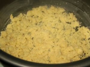 Sablé dans une cocotte