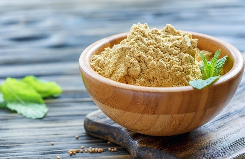 Poudre de moutarde Enveloppement à la poudre de moutarde