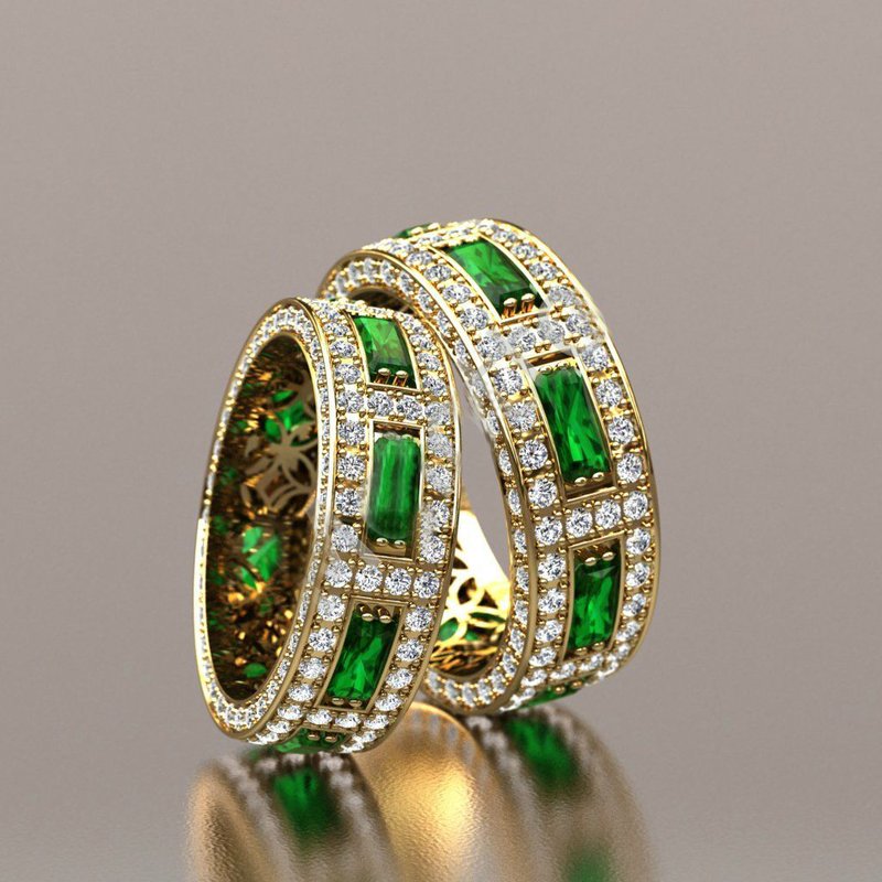 Produits de mariage avec émeraude Produits de mariage avec émeraude