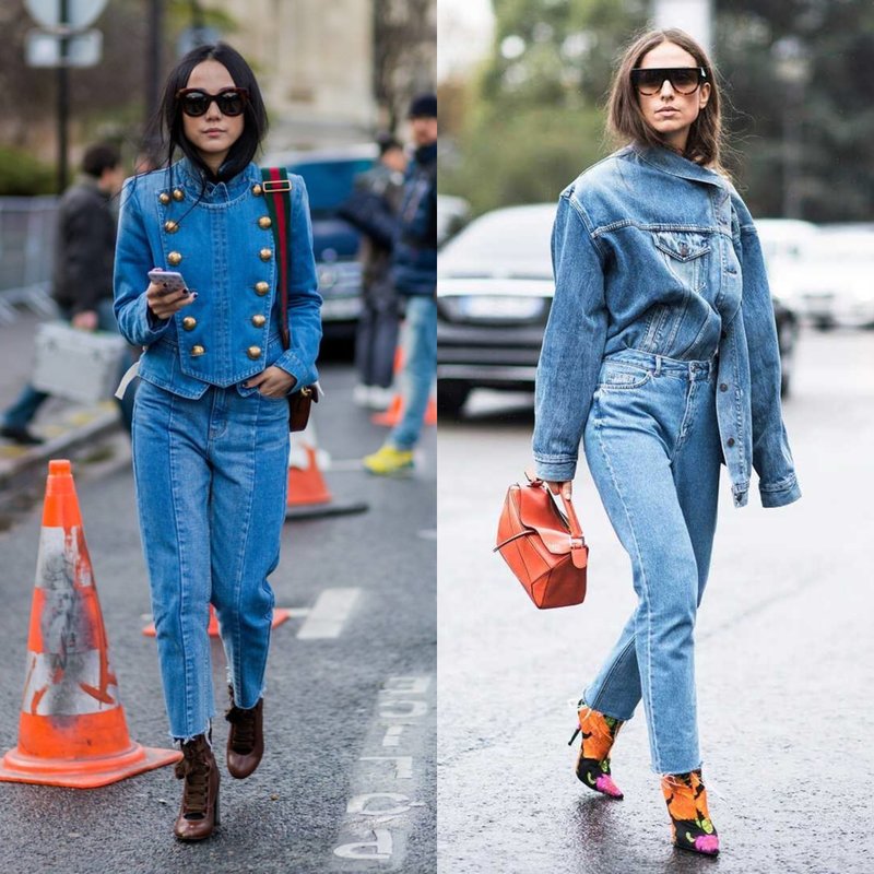 Des images à la mode en jeans. Des images à la mode en jeans.