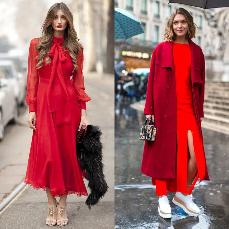 look printemps dans une longue robe rouge look printemps dans une longue robe rouge