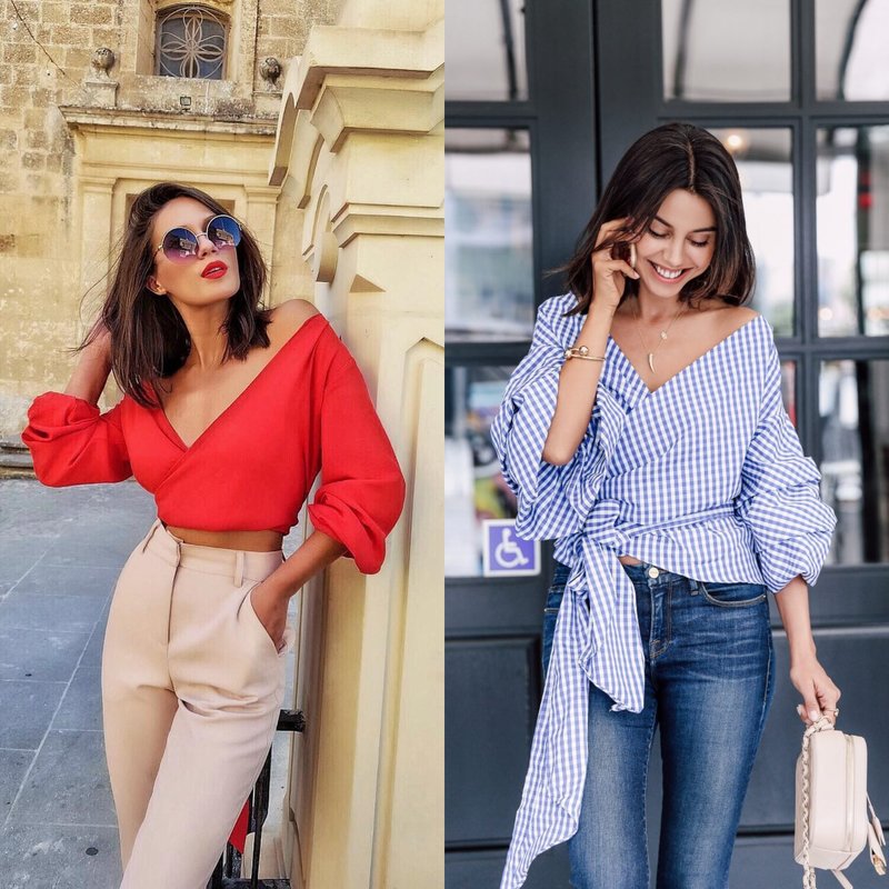 Blouses courtes légères pour le printemps Blouses courtes légères pour le printemps