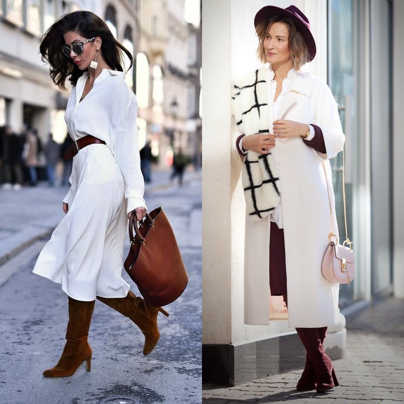 Les images de printemps en vêtements blancs Les images de printemps en vêtements blancs