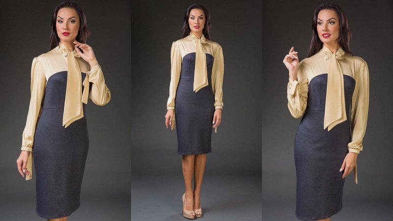 Robe d'automne au bureau Robe d'automne au bureau