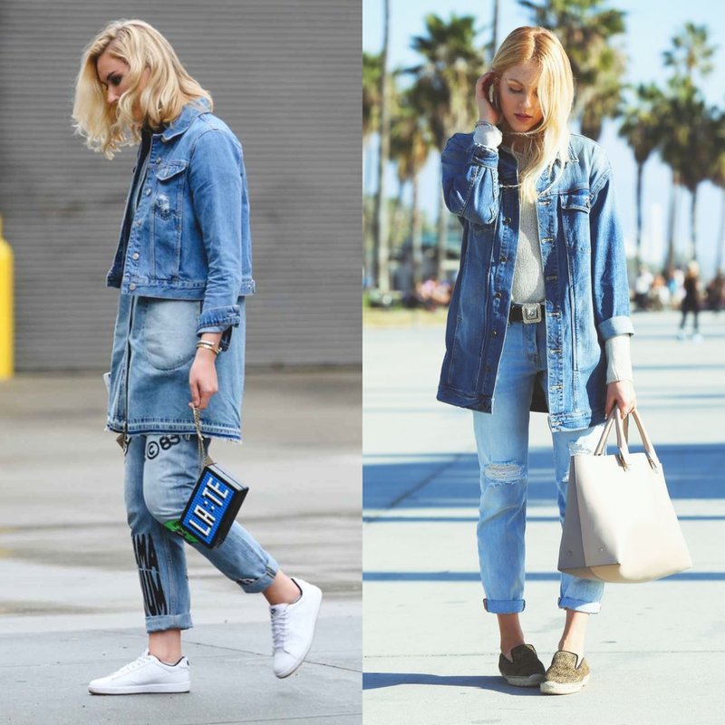 Tendance printemps-été: look denim total Tendance printemps-été: look denim total