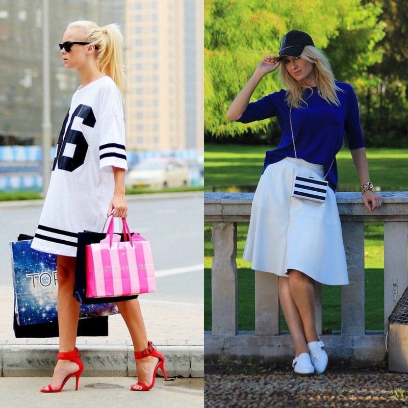 Printemps-été: tenue sport-chic Printemps-été: tenue sport-chic