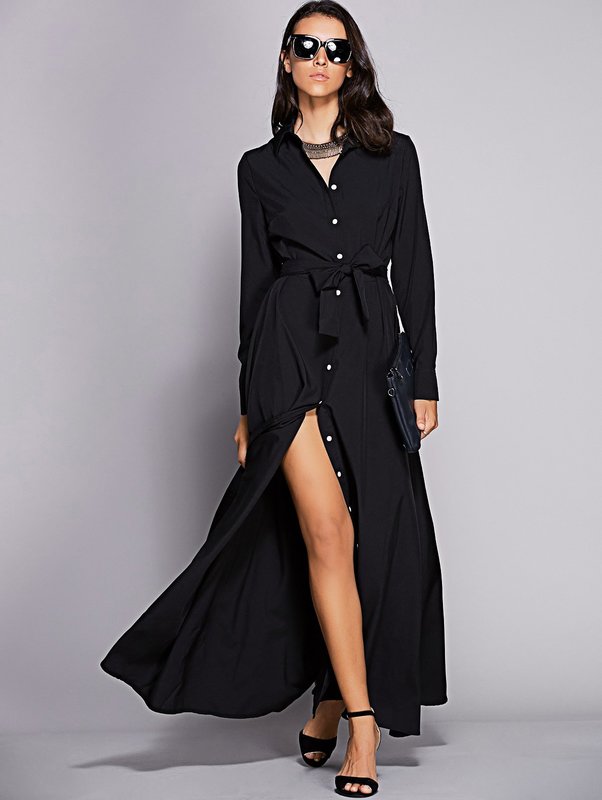Robe longue noire Robe longue noire