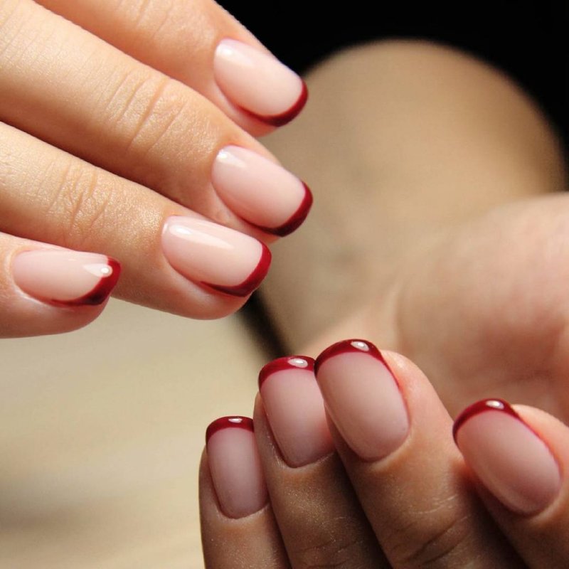 Manucure française pour ongles courts Manucure française pour ongles courts