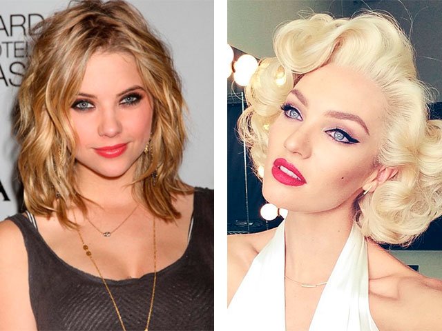 Boucles de cheveux courts avec une frange Boucles de cheveux courts avec une frange