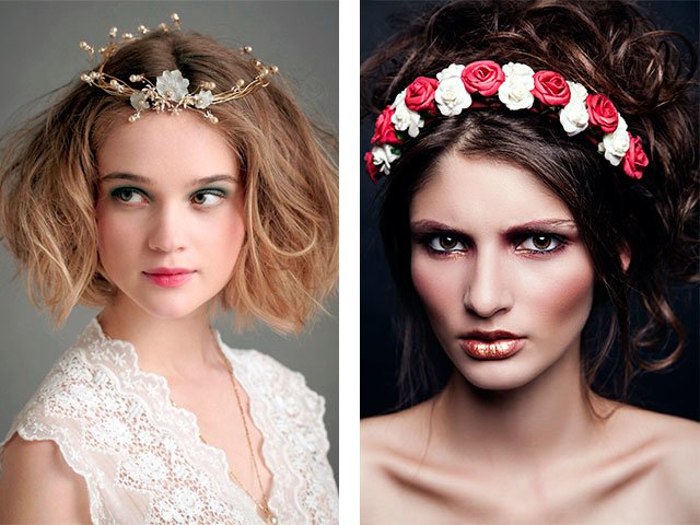Bijoux de cheveux avec des fleurs Bijoux de cheveux avec des fleurs