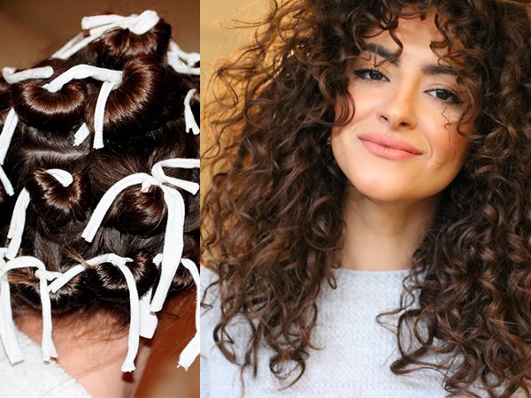 Boucles sur des serviettes Boucles sur des serviettes