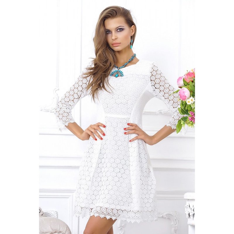Robe de cocktail blanche Robe de cocktail blanche
